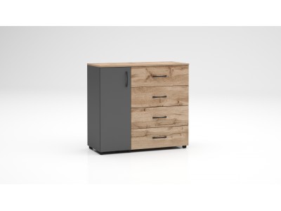 Скрин Аполо 7 (дъб вотан/антрацит)